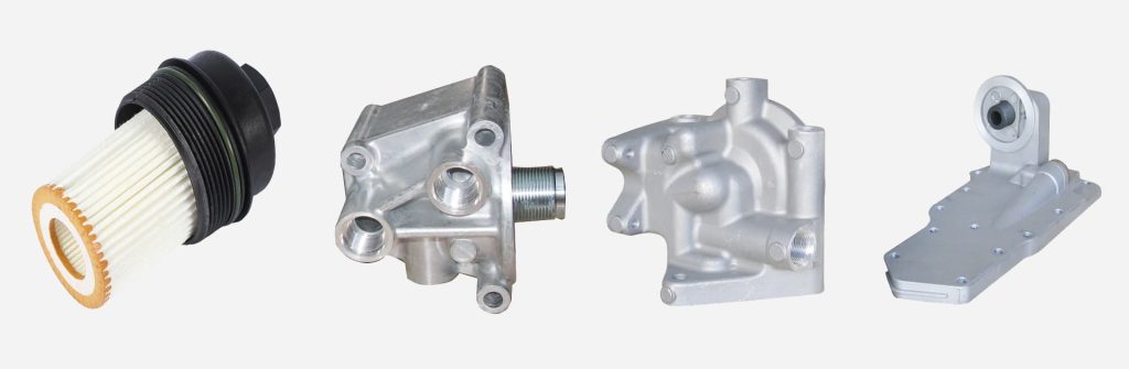 Oil filter housing