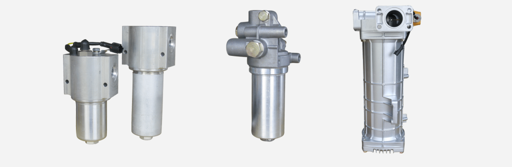 hydraulic filter housing