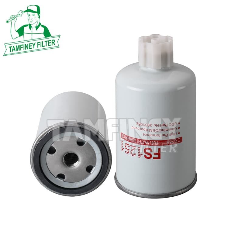 Fleetguard FS1251 Cross Reference WK842 Fuel Filter Water Separator